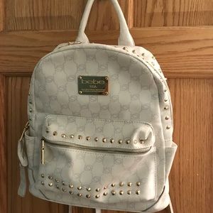 White Bebe Backpack